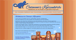 Desktop Screenshot of catmoms-katzenkoerbe.de