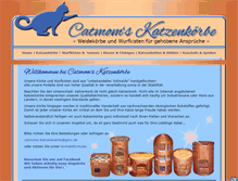Tablet Screenshot of catmoms-katzenkoerbe.de